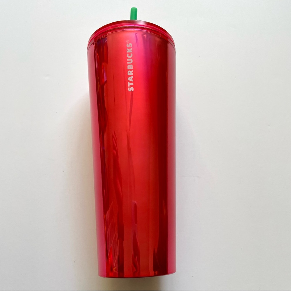 NWOT Starbucks Venti Watermelon Red Tumbler Summer 2022